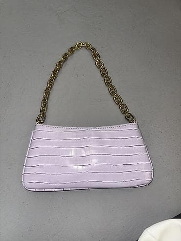 Zara Mini torbica za rame – svetloljubičasta, kroko tekstura - na lalafo.rs — 1 Zara Mini torbica za rame – svetloljubičasta, kroko tekstura - — 1