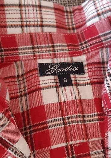 Shirts: Dečija košulja na dugmad, brenda Goodies. - Veličina: 128 (označeno 8) at lalafo.rs — 2 Shirts: Dečija košulja na dugmad, brenda Goodies. - Veličina: 128 (označeno 8) — 2