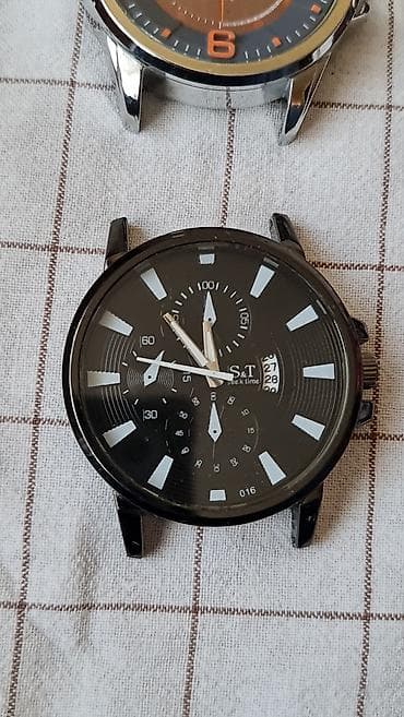 Set od 4 muška ručna sata + kožni kaiš - Sat 1: Sportski stil, crni na lalafo.rs — 2 Set od 4 muška ručna sata + kožni kaiš - Sat 1: Sportski stil, crni — 2