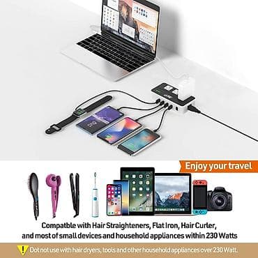 Key Power – putni konverter i univerzalni adapter sa USB-C PD 18W - at lalafo.rs Key Power – putni konverter i univerzalni adapter sa USB-C PD 18W -