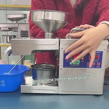 Električna presa za ulje – nerđajući čelik, digitalna kontrola - na lalafo.rs — 5 Električna presa za ulje – nerđajući čelik, digitalna kontrola - — 5