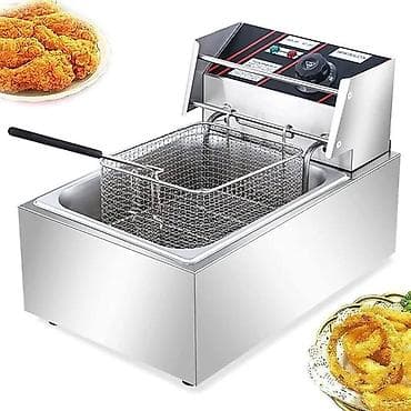 Profesionalna električna friteza – nerđajući čelik - Jedna posuda sa na lalafo.rs — 2 Profesionalna električna friteza – nerđajući čelik - Jedna posuda sa — 2