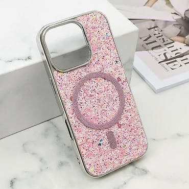 Futrola GLAM GLOW MagSafe za iPhone 16 Pro (6.3) roze. Kataloški broj na lalafo.rs — 1 Futrola GLAM GLOW MagSafe za iPhone 16 Pro (6.3) roze. Kataloški broj — 1
