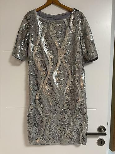 Svečana siva haljina sa šljokicama – P…S… - Elegantna na lalafo.rs — 2 Svečana siva haljina sa šljokicama – P…S… - Elegantna — 2