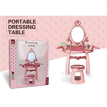 Dečiji setovi za ulepšavanje: Dečiji prenosivi toaletni stočić – “Portable Dressing Table” - na lalafo.rs — 1 Dečiji setovi za ulepšavanje: Dečiji prenosivi toaletni stočić – “Portable Dressing Table” - — 1
