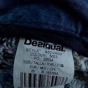 Farmerke desigual, vel. S/w26 marka: desigual veličina: s/w26 at lalafo.rs — 8 Farmerke desigual, vel. S/w26 marka: desigual veličina: s/w26 — 8