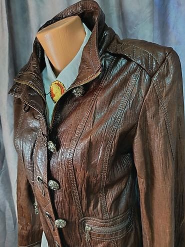 cista koza broj: Ženska jakna koža prava, Nova, M-L neobičan dezen kože, guzvam na lalafo.rs — 4 cista koza broj: Ženska jakna koža prava, Nova, M-L neobičan dezen kože, guzvam — 4