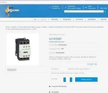Home & Garden: Schneider Electric TeSys D kontaktor – model LC1D32B7 - Serija: TeSys at lalafo.rs — 9 Home & Garden: Schneider Electric TeSys D kontaktor – model LC1D32B7 - Serija: TeSys — 9