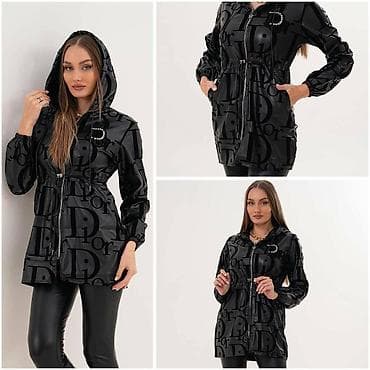 eko koza sa: Velicine M,L,XL,2XL,3XLŽenska crna jakna/парка sa kapuljačom - na lalafo.rs — 1 eko koza sa: Velicine M,L,XL,2XL,3XLŽenska crna jakna/парка sa kapuljačom - — 1