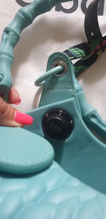 O BAG original plava tirkizna mint boje torba, nova sa etiketom at lalafo.rs — 7 O BAG original plava tirkizna mint boje torba, nova sa etiketom — 7