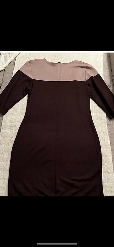 Elegantna ženska haljina – dvobojna - Kroj: klasična, uska silueta do na lalafo.rs — 2 Elegantna ženska haljina – dvobojna - Kroj: klasična, uska silueta do — 2