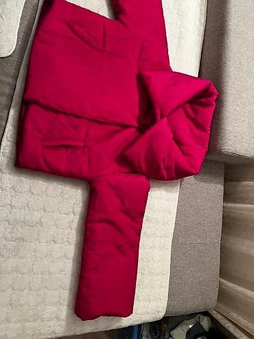 Zimska jakna sa kapuljačom – jarko roze/karmin crvena - Debelo na lalafo.rs — 2 Zimska jakna sa kapuljačom – jarko roze/karmin crvena - Debelo — 2