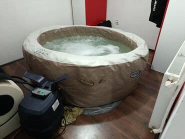 Ironing Boards: Intex prenosni naduvni spa/jacuzzi sa spoljnim agregatom - Okrugli at lalafo.rs — 2 Ironing Boards: Intex prenosni naduvni spa/jacuzzi sa spoljnim agregatom - Okrugli — 2