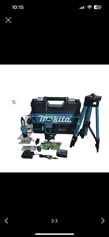 Makita set laserskog nivelira sa stativom i priborom - na lalafo.rs Makita set laserskog nivelira sa stativom i priborom -