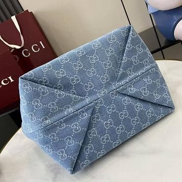 GUCCI tote torba – svetloplava džins monogram platna sa detaljima od at lalafo.rs — 5 GUCCI tote torba – svetloplava džins monogram platna sa detaljima od — 5