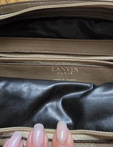 LANVIN Paris kozna torba, damska, vintage. Klasična torba za sva na lalafo.rs — 4 LANVIN Paris kozna torba, damska, vintage. Klasična torba za sva — 4