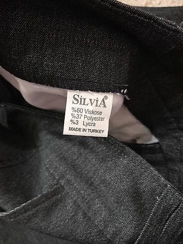Ženske pantalone tamno sive elegantne srednje debljine 38 i M Prelep na lalafo.rs — 4 Ženske pantalone tamno sive elegantne srednje debljine 38 i M Prelep — 4