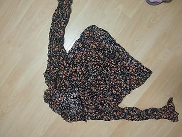 Ženska cvetna bluza dugih rukava - Tkanina: lagana, lepršava na lalafo.rs Ženska cvetna bluza dugih rukava - Tkanina: lagana, lepršava