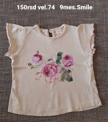 Okrugli izrez, Kratak rukav, 74-80 na lalafo.rs Okrugli izrez, Kratak rukav, 74-80