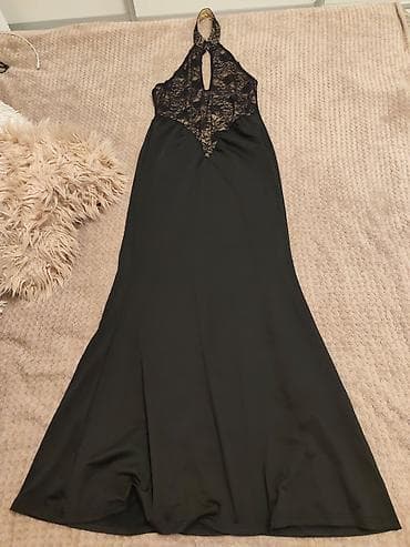 Elegantna duga haljina – crna NOVOOO - Fazon: uska silueta sa blago na lalafo.rs — 4 Elegantna duga haljina – crna NOVOOO - Fazon: uska silueta sa blago — 4