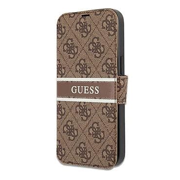 Maska na preklop Guess Bk Pu 4G Stripe za iPhone 13 6.1 braon na lalafo.rs — 1 Maska na preklop Guess Bk Pu 4G Stripe za iPhone 13 6.1 braon — 1