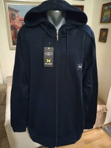 Duks, 6XL, bоја - Tamnoplava, Sa kapuljačom na lalafo.rs Duks, 6XL, bоја - Tamnoplava, Sa kapuljačom