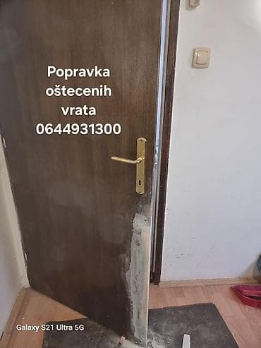 Usluga: Profesionalna popravka oštećenih sobnih vrata, posebno štete na lalafo.rs — 2 Usluga: Profesionalna popravka oštećenih sobnih vrata, posebno štete — 2