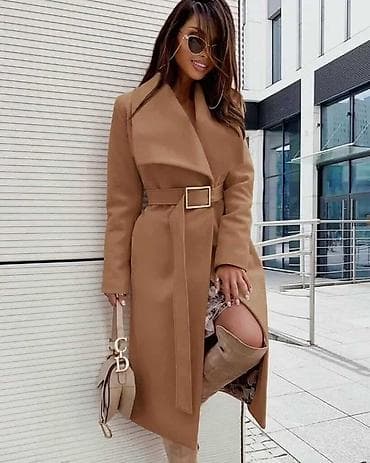 💫Ženski elegantni kaput sa pojasom po odlicnoj ceni! ✅Ide uz sve na lalafo.rs — 1 💫Ženski elegantni kaput sa pojasom po odlicnoj ceni! ✅Ide uz sve — 1