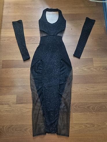 Zenska duga svecana sljokicava haljina S/M at lalafo.rs — 1 Zenska duga svecana sljokicava haljina S/M — 1