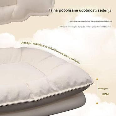 Office Furniture: Ergonomska radna stolica sa jastucima – podesiva i tiha - Udoban at lalafo.rs — 4 Office Furniture: Ergonomska radna stolica sa jastucima – podesiva i tiha - Udoban — 4