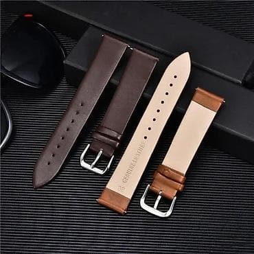 REMZEIM kožna narukvica za sat - 20mm - Braon - Elegantna REMZEIM na lalafo.rs — 8 REMZEIM kožna narukvica za sat - 20mm - Braon - Elegantna REMZEIM — 8