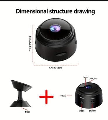 Mini WiFi sigurnosna kamera sa magnetnim postoljem - Kompaktne na lalafo.rs — 4 Mini WiFi sigurnosna kamera sa magnetnim postoljem - Kompaktne — 4