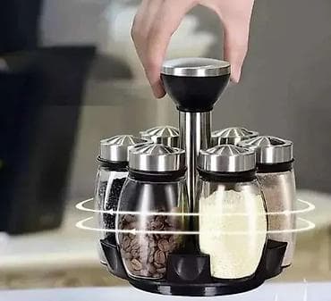 🍽️ Rotirajući stalak za začine Stalak za začine sa rotirajućom bazom na lalafo.rs — 2 🍽️ Rotirajući stalak za začine Stalak za začine sa rotirajućom bazom — 2