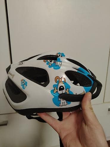 Oprema za bicikliste: Dečija biciklistička kaciga sa motivom psa vel obim 49-55 - Veličina na lalafo.rs — 2 Oprema za bicikliste: Dečija biciklistička kaciga sa motivom psa vel obim 49-55 - Veličina — 2