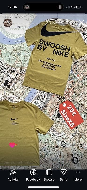 Men's T-shirt Nike, bоја - Maslinasto zelena na lalafo.rs — 1 Men's T-shirt Nike, bоја - Maslinasto zelena — 1