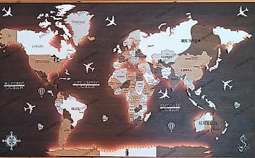 Antique Decor: Led mapa sveta 250×150 cm 3D sa podlogom Istražite lepotu dekorativne at lalafo.rs — 7 Antique Decor: Led mapa sveta 250×150 cm 3D sa podlogom Istražite lepotu dekorativne — 7