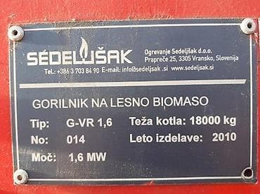 APOKALIPSA DOOGorionik Sedeljšak 1,6 MWGorionik na drvnu biomasu - na lalafo.rs — 3 APOKALIPSA DOOGorionik Sedeljšak 1,6 MWGorionik na drvnu biomasu - — 3