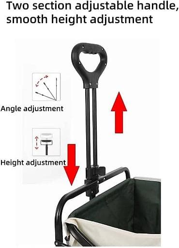 Sklopiva kolica/karavan za teret – kamp, plaža, vrt, kupovina - na lalafo.rs — 2 Sklopiva kolica/karavan za teret – kamp, plaža, vrt, kupovina - — 2