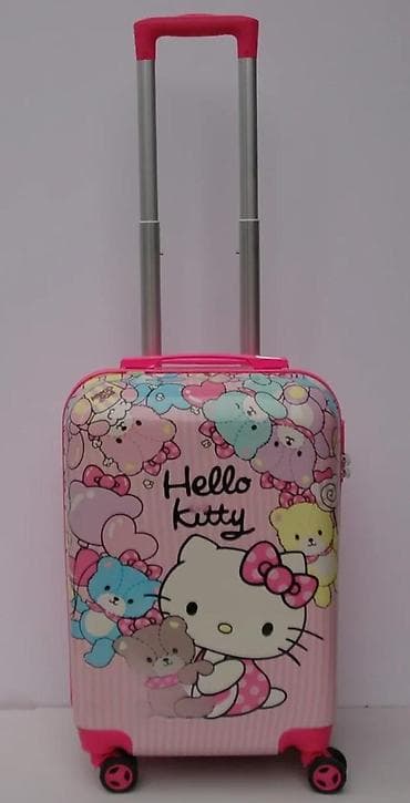 Backpacks, bags and suitcases: Dečji kofer na točkiće – Hello Kitty motiv - Tvrda školjka sa at lalafo.rs — 3 Backpacks, bags and suitcases: Dečji kofer na točkiće – Hello Kitty motiv - Tvrda školjka sa — 3