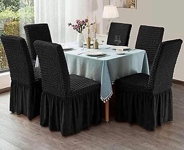 Prekrivaci za stolice sa karnerima 2999 din jednobojne 6 kom 3400 din na lalafo.rs Prekrivaci za stolice sa karnerima 2999 din jednobojne 6 kom 3400 din