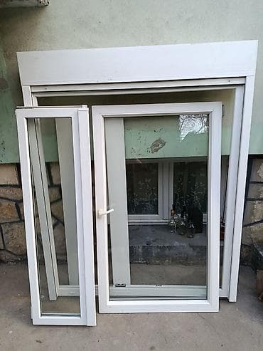 PVC dvokrilni prozor sa alu roletnom, jedno veće krilo. - Materijal na lalafo.rs — 3 PVC dvokrilni prozor sa alu roletnom, jedno veće krilo. - Materijal — 3