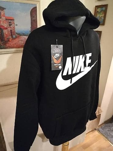 Novi muski pamucni duksevi sa kapuljacom Nike Crni 2XL Dva modela na lalafo.rs — 7 Novi muski pamucni duksevi sa kapuljacom Nike Crni 2XL Dva modela — 7