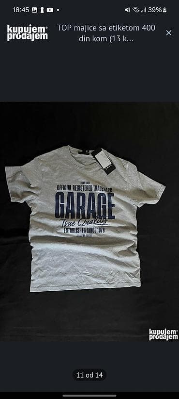 Muška majica kratkih rukava sa štampom “GARAGE – Official Registered na lalafo.rs Muška majica kratkih rukava sa štampom “GARAGE – Official Registered