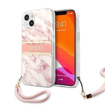 Maska Guess Marble Strap za iPhone 13 6.1 roze (GUHCP13MKMABPI) na lalafo.rs — 1 Maska Guess Marble Strap za iPhone 13 6.1 roze (GUHCP13MKMABPI) — 1