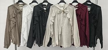 🔥Ženska bluza sa mašnom i volanima - Model: romantična, lepršava na lalafo.rs — 7 🔥Ženska bluza sa mašnom i volanima - Model: romantična, lepršava — 7