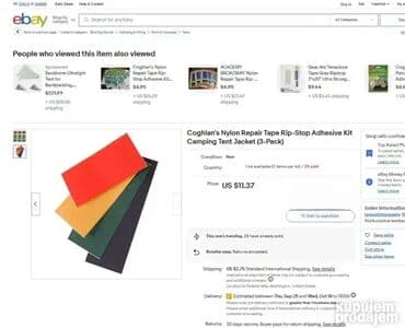 Camping equipment: *** AKCIJA *** #0504 Višebojne najlon trake za brzi popravak delova od at lalafo.rs — 7 Camping equipment: *** AKCIJA *** #0504 Višebojne najlon trake za brzi popravak delova od — 7