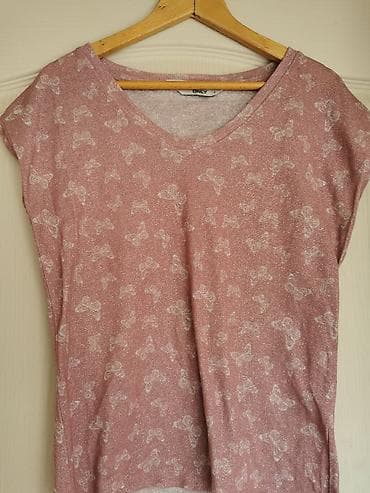 Ženska majica “ONLY” kratkih rukava. - Boja: puder roze sa diskretnim na lalafo.rs — 2 Ženska majica “ONLY” kratkih rukava. - Boja: puder roze sa diskretnim — 2