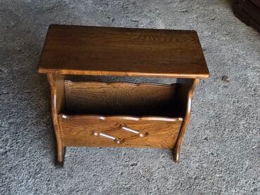 Dressers: Drvena polica/stalak za novine i časopise - Materijal: puno drvo at lalafo.rs — 5 Dressers: Drvena polica/stalak za novine i časopise - Materijal: puno drvo — 5