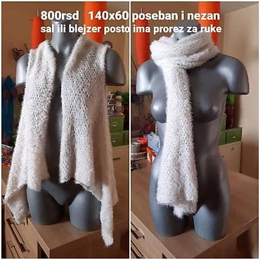 Scarves: Universal, color - White at lalafo.rs — 2 Scarves: Universal, color - White — 2