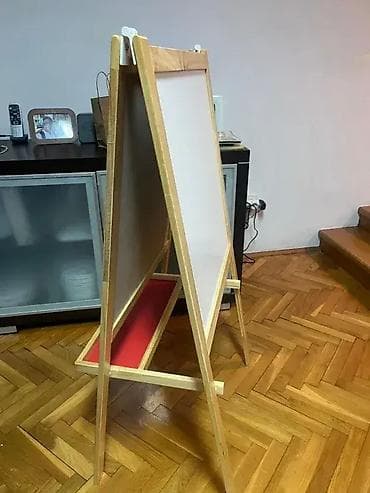 Slikarsko postolje za decu - IKEA; Crna strana za pisanje kredom; Bela na lalafo.rs — 3 Slikarsko postolje za decu - IKEA; Crna strana za pisanje kredom; Bela — 3